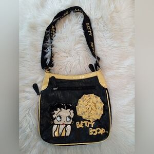 NWOT Betty Boop Black and Yellow Women's Bag